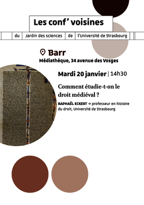 Affiche conférence à Barr