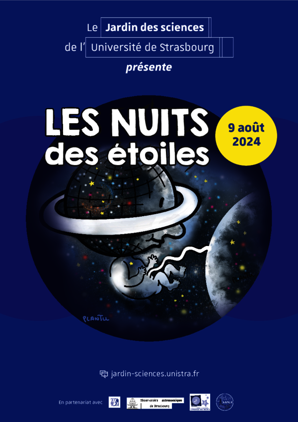 Affiche nuit des étoiles 2024 le 9 août