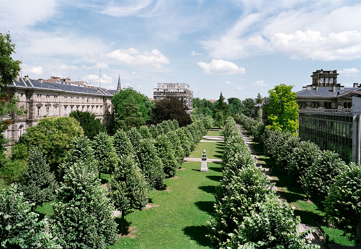 Parcours patrimoine - Jardin des sciences - Université de Strasbourg