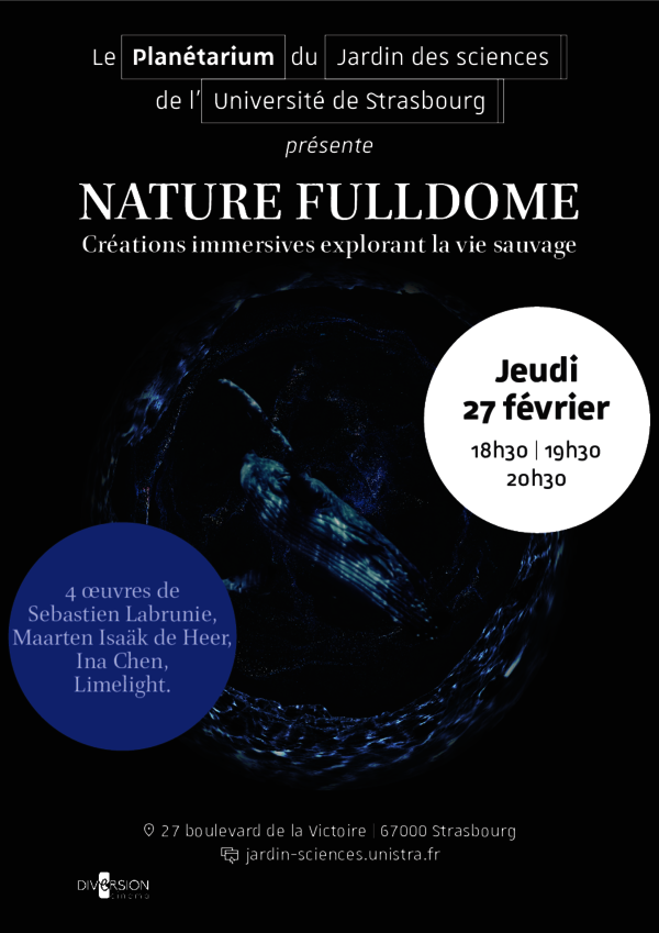 Affiche du spectacle Nature Fulldome