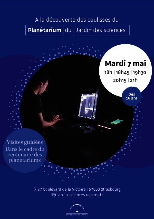 À la découverte des coulisses du Planétarium du Jardin des sciences