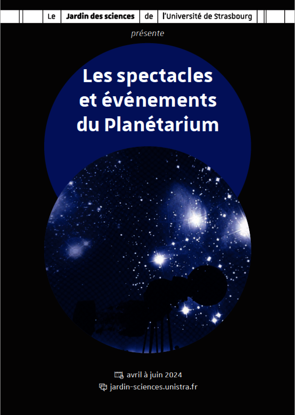 Programmation au Planétarium d'avril à juin 2024