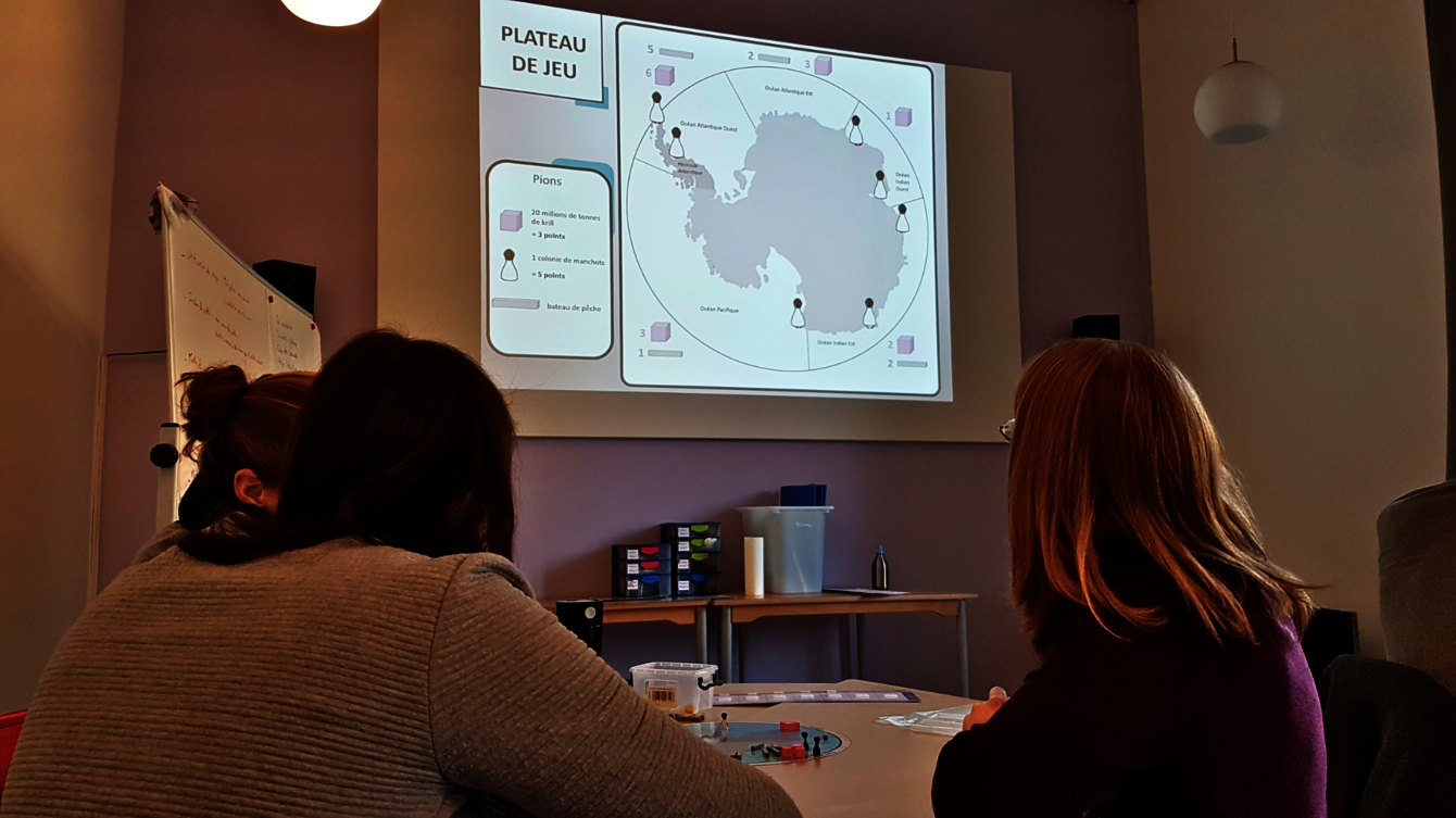 Atelier scolaire : ça chauffe en Antarctique
