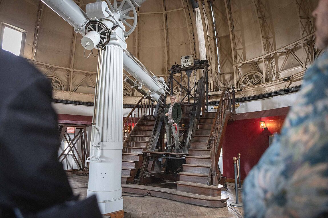 Grande lunette de l'Observatoire astronomique de Strasbourg