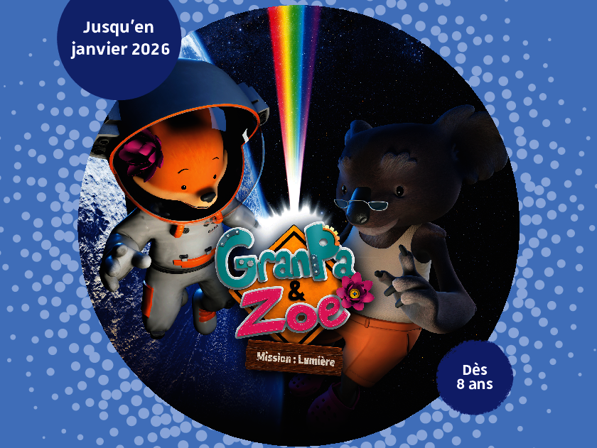 Affiche : GranPa & Zoé, Mission : Lumière