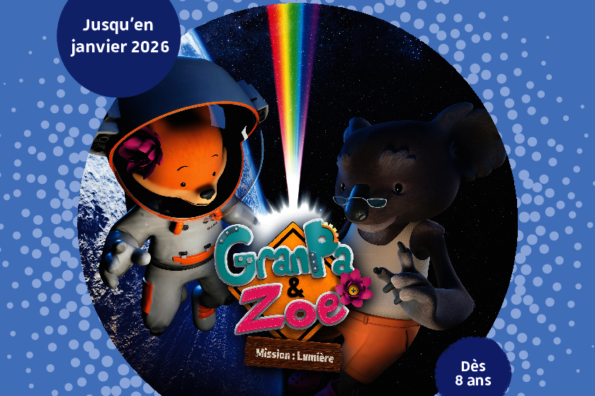Affiche : GranPa & Zoé, Mission : Lumière